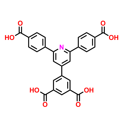 5-(2,6-雙(4-羧基苯基)吡啶-4-基)間苯二甲酸,5- (2,6-bis (4-carboxyphenyl) pyridin-4-yl) isophthalic acid