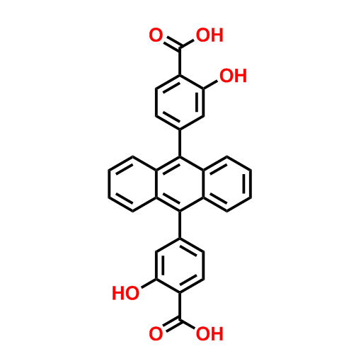 4,4'-(蒽-9,10-二基)双(2-羟基苯甲酸),4,4'-(Anthracene-9,10-diyl)bis(2-hydroxybenzoic acid)