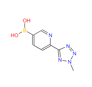 [6-(2-甲基-2H-四唑-5-基)吡啶-3-基]硼酸,(6-(2-methyl-2H-tetrazol-5-yl)pyridin-3-yl)boronic acid