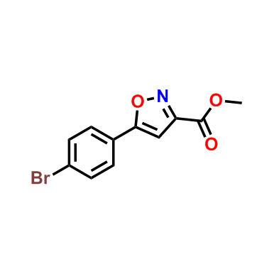 5-(4-溴苯基)-3-異惡唑羧酸甲酯,Methyl5-(4-bromophenyl)isoxazole-3-carboxylate