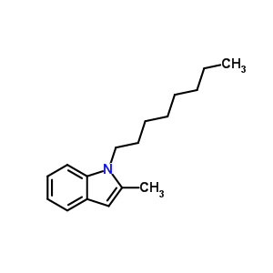 N-辛基-2-甲基吲哚,2-methyl-1-octyl-1H-indole