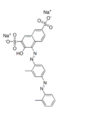 3-羟基-4-[[2-甲基-4-[(邻甲苯基)偶氮]苯基]偶氮]萘-2,7-二磺酸二钠盐,disodium 3-hydroxy-4-[[2-methyl-4-[(o-tolyl)azo]phenyl]azo]naphthalene-2,7-disulphonate