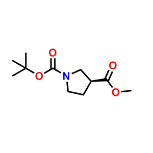 (S)-1-Boc-3-羧基吡咯烷甲酯 313706-15-9