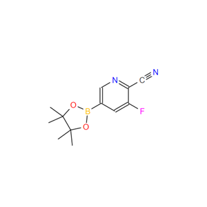 2-氰基-3-氟吡啶-5-硼酸频哪醇酯,3-fluoro-5-(4,4,5,5-tetraMethyl-1,3,2- dioxaborolan-2-yl)picolinonitrile