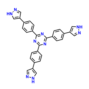 2,4,6-三(4-(1H-吡唑-4-基)苯基)-1,3,5-三嗪