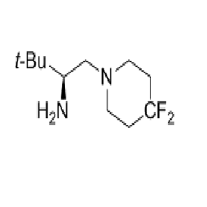 ( s ) - 1 - ( 4 , 4 -二氟哌啶- 1 -基) - 3，3 -二甲基- 2 -丁胺