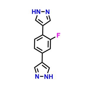 4,4-（2-氟-1,4-亚苯基）双（1H-吡唑）