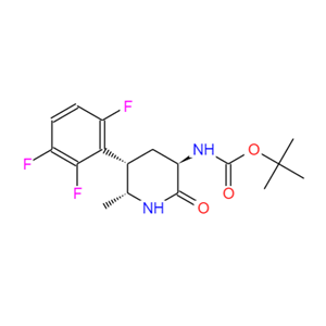 阿托吉泮手性中间体,Carbamic acid, N-[(3R,5S,6R)-6-methyl-2-oxo-5-(2,3,6-trifluorophenyl)-3-piperidinyl]-, 1,1-dimethylethyl ester