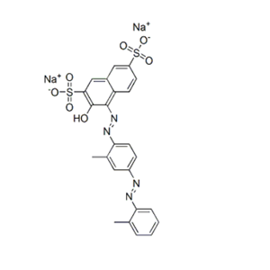 3-羟基-4-[[2-甲基-4-[(邻甲苯基)偶氮]苯基]偶氮]萘-2,7-二磺酸二钠盐