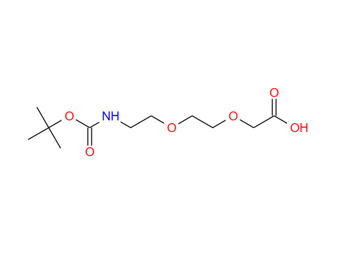 2-[2-(叔丁氧羰基氨基)乙氧基]乙氧基乙酸,2,2-Dimethyl-4-oxo-3,8,11-trioxa-5-azatridecan-13-oicacid