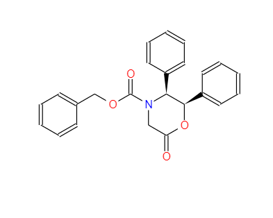 (2R,3S)-N-苄氧羰基-2,3-二苯基吗啉-6-酮,Benzyl (2R,3S)-(-)-6-oxo-2,3-diphenyl-4-morpholinecarboxylate