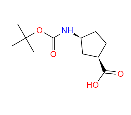 (-)-(1R,3S)-N-Boc-3-氨基环戊烷甲酸,(-)-(1R,3S)-N-Boc-3-Aminocyclopentanecarboxylic acid