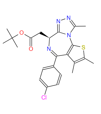 S)-(+)-2-(4-(4-氯苯基)-2,3,9-三甲基-6H-噻吩并[3,2-F][1,2,4]三唑并[4,3-A][1,4]二氮杂卓-6-基)乙酸叔丁酯,(S)-tert-butyl 2-(4-(4-chlorophenyl)-2,3,9-triMethyl-6H-thieno[3,2-f][1,2,4]triazolo[4,3-a][1,4]diazepin-6-yl)acetate