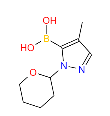 1-(tetrahydro-2H-pyran-2-yl)-4-methyl-5-(4,4,5,5-tetramethyl-1,3,2-dioxaborolan-2-yl)-1H-pyrazole,1-(tetrahydro-2H-pyran-2-yl)-4-methyl-5-(4,4,5,5-tetramethyl-1,3,2-dioxaborolan-2-yl)-1H-pyrazole