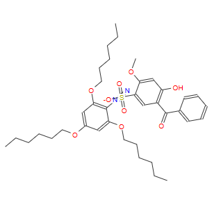 2,4,6-三己氧基重氮苯-5-苯甲酰基-4-羟基-2-甲氧基苯磺酸盐,ON-5