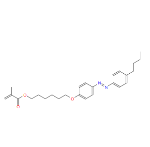 (1-4'-丁基偶氮苯氧基-6-己醇)甲基丙烯酸酯,2-Propenoic acid, 2-methyl-, 6-[4-[2-(4-butylphenyl)diazenyl]phenoxy]hexyl ester