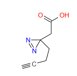 2-(3-丁炔基氮二丙啶-3-基)乙酸,2-(3-but-3-ynyldiazirin-3-yl) acetic acid