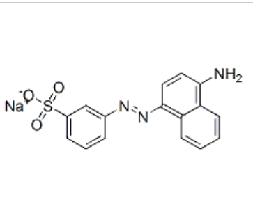 3-[(4-氨基-1-萘基)偶氮]苯磺酸钠,sodium m-[(4-amino-1-naphthyl)azo]benzenesulphonate