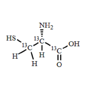 乙酰半胱氨酸杂质05,Acetylcysteine EP Impurity B-13C3 (L-Cysteine-13C3)