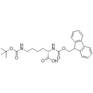 Nα-芴甲氧羰基-Nε-叔丁氧羰基-L-赖氨酸,Fmoc-Lys(Boc)-OH