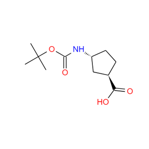 (1R,3R)-N-BOC-1-氨基环戊烷-3-甲酸 489446-85-7