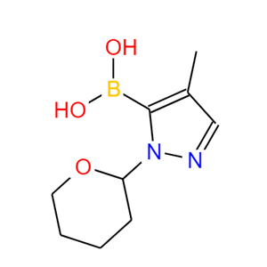 1-(tetrahydro-2H-pyran-2-yl)-4-methyl-5-(4,4,5,5-tetramethyl-1,3,2-dioxaborolan-2-yl)-1H-pyrazole 1141878-27-4
