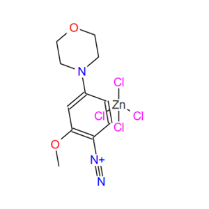 2-甲氧基-4-（N-吗啉基）-苯重氮四氯化锌盐