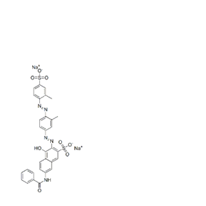 7-(苯甲酰基氨基)-4-羟基-3-[[3-甲基-4-[(2-甲基-4-磺酸基苯基)偶氮]苯基]偶氮]萘-2-磺酸二钠