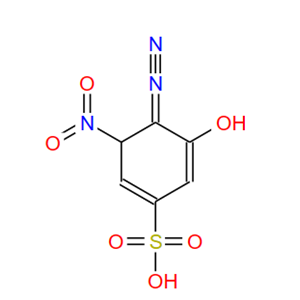 6-硝基-1-重氮-2-苯酚-4-磺酸