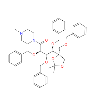 埃格列净中间体,(2R, 3S.4S)-2, 3, 4-tris(benzyloxy)-4-((R)-4-((benzyloxy)meth yl)-2, 2-dimeth yl-1, 3- dioxolan-4-yl)-1-(4-methylDiDerazin-1-yl)butan-1-one