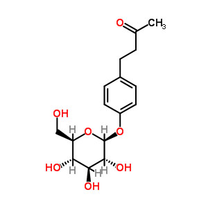 覆盆子酮葡糖苷,4-[4-[(2S,3R,4S,5S,6R)-3,4,5-trihydroxy-6-(hydroxymethyl)oxan-2-yl]oxyphenyl]butan-2-one