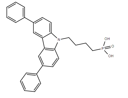 [4-(3,6-二苯基- 9H-咔唑-9基) 丁基]磷酸,(4-(3,6- diphenyl-9H- carbazol-9- yl)butyl)phos phonic