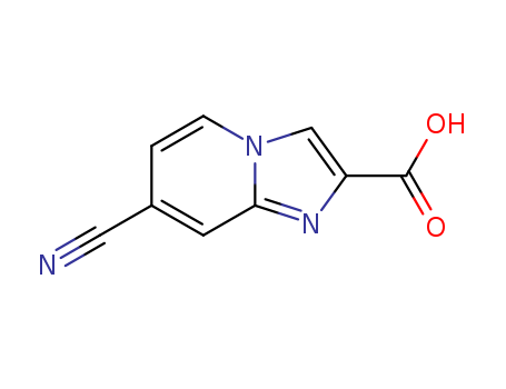 7-cyanoimidazo[1,2-a]pyridine-2-carboxylic acid,7-cyanoimidazo[1,2-a]pyridine-2-carboxylic acid