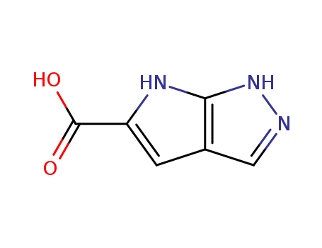 1,6-dihydropyrrolo[2,3-c]pyrazole-5-carboxylic acid,1,6-dihydropyrrolo[2,3-c]pyrazole-5-carboxylic acid