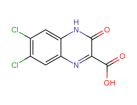 6,7-dichloro-3-hydroxy-2-quinoxalinecarboxylic acid,6,7-dichloro-3-hydroxy-2-quinoxalinecarboxylic acid