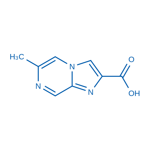 6-Methylimidazo[1,2-a]pyrazine-2-carboxylic acid,6-Methylimidazo[1,2-a]pyrazine-2-carboxylic acid