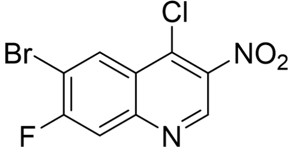 6-溴-4-氯-7-氟-3-硝基喹啉,6-bromo-4-chloro-7-fluoro-3-nitroquinoline