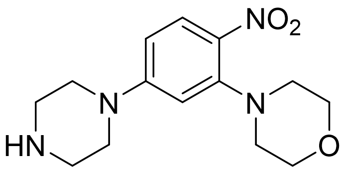 4-(2-硝基-5-哌嗪-1-基苯基)嗎啉,4-(2-nitro-5-(piperazin-1-yl)phenyl)morpholine