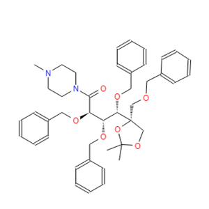 埃格列净中间体,(2R, 3S.4S)-2, 3, 4-tris(benzyloxy)-4-((R)-4-((benzyloxy)meth yl)-2, 2-dimeth yl-1, 3- dioxolan-4-yl)-1-(4-methylDiDerazin-1-yl)butan-1-one