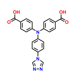 4,4'-((4-(4H-1,2,4-三唑-4-基)苯基)氮杂二基)二苯甲酸