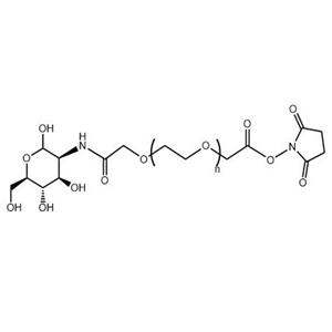 Mannose-PEG-NHS，NHS-PEG-Mannose，活性酯-聚乙二醇-甘露糖