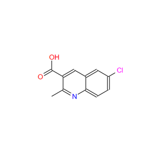 6-氯-2-甲基-喹啉-3-羧酸,6-Chloro-2-methylquinoline-3-carboxylic acid