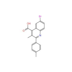6-溴-3-甲基-2-(对甲苯基)喹啉-4-羧酸