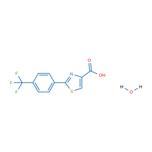 2-(4-(Trifluoromethyl)phenyl)thiazole-4-carboxylic acid hydrate,2-(4-(Trifluoromethyl)phenyl)thiazole-4-carboxylic acid hydrate