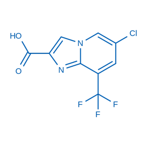 6-Chloro-8-(trifluoromethyl)imidazo[1,2-a]pyridine-2-carboxylic acid,6-Chloro-8-(trifluoromethyl)imidazo[1,2-a]pyridine-2-carboxylic acid
