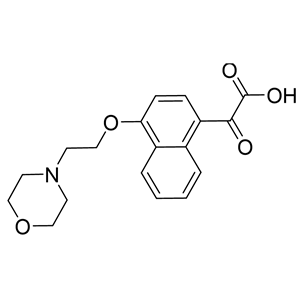 2-(4-(2-吗啉基乙氧基)萘酚-1)-2-草酸