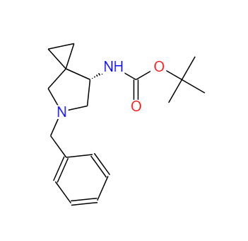 (7S)-5-(苯甲基)5-氮雜螺[2.4]庚烷-7-基氨基甲酸叔丁酯,Carbamic acid, [(7S)-5-(phenylmethyl)-5-azaspiro[2.4]hept-7-yl]-, 1,1-dimethylethyl ester