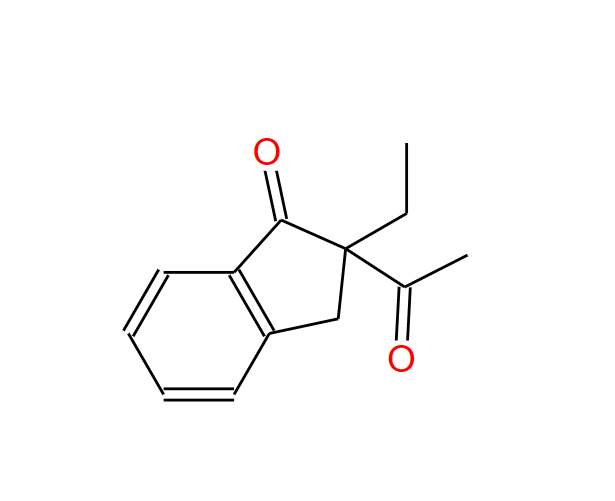 2-乙酰基-2-乙基-1-茚酮,2-acetyl-2-ethyl-2,3-dihydro-1H-Inden-1-one