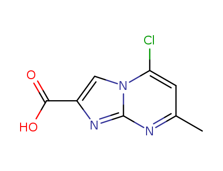 5-chloro-7-methylimidazo[1,2-a]pyrimidine-2-carboxylic acid,5-chloro-7-methylimidazo[1,2-a]pyrimidine-2-carboxylic acid