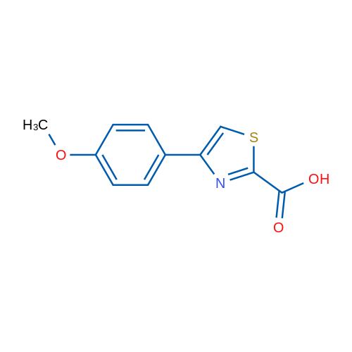 4-(4-Methoxyphenyl)thiazole-2-carboxylic acid,4-(4-Methoxyphenyl)thiazole-2-carboxylic acid